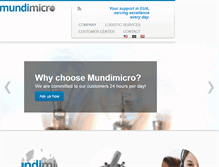 Tablet Screenshot of mundimicro.com